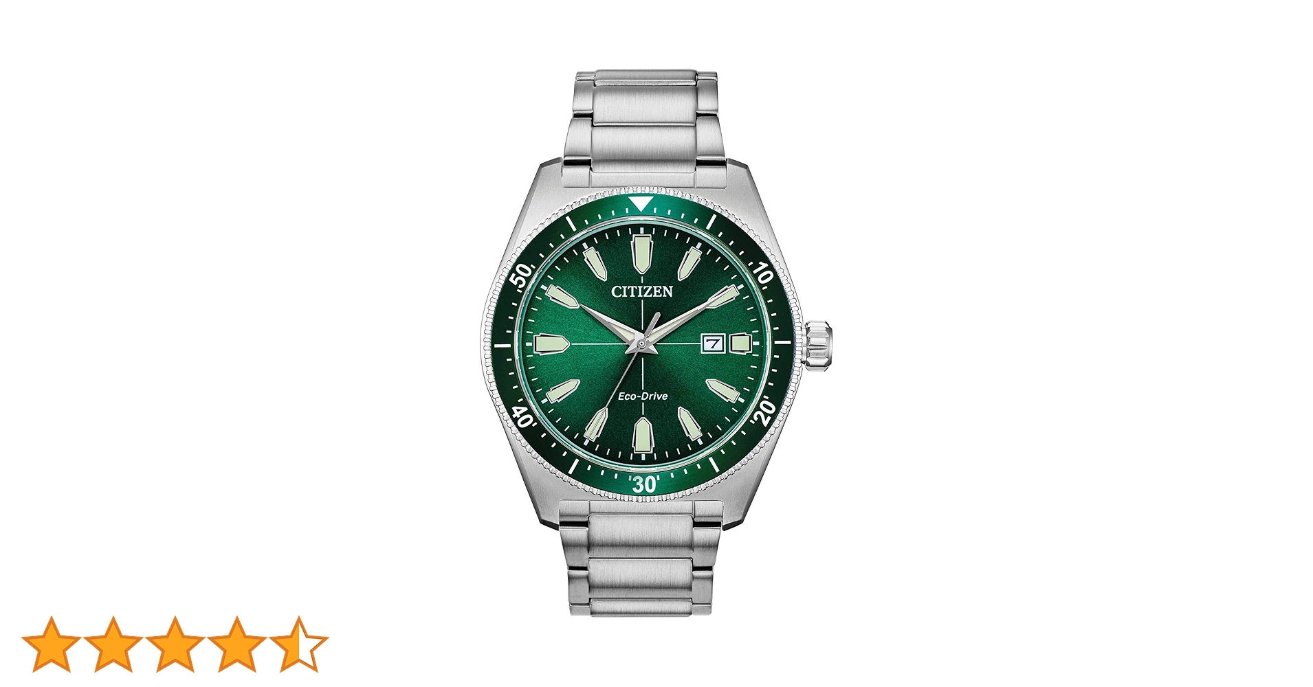 Citizen AW1598-70X Men's Brycen Green Dial Steel Bracelet Watch